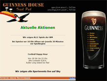 Tablet Screenshot of guinness-house.de